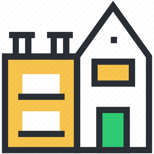 Apartment, factory, industrial building, industry, mill icon - Download on Iconfinder