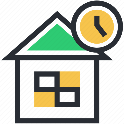 Building, sale time, shop, store, time icon - Download on Iconfinder
