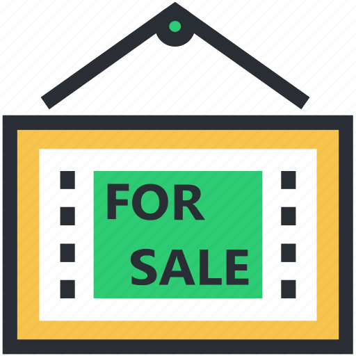 For sale estate, for sale sign, home for sale, property sale, real estate sign icon - Download on Iconfinder