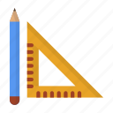design, draw, pencil, ruler, tool