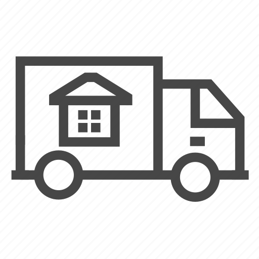 Hauling, home, moving, realty, relocation icon - Download on Iconfinder