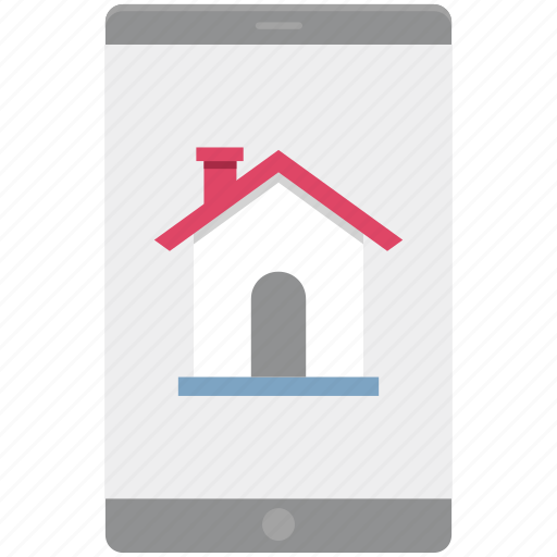Mobile, mobile phone, online property, online real estate, property app icon - Download on Iconfinder