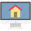 building, building on monitor, monitor, online property, online real estate, property site, property website 