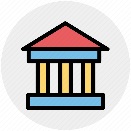 Bank, building, commercial, court, courthouse, law building, office icon - Download on Iconfinder