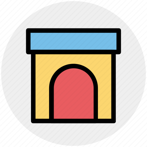 Fire, fireplace, flame, home, warm icon - Download on Iconfinder