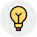 bulb, idea, light, light bulb, power