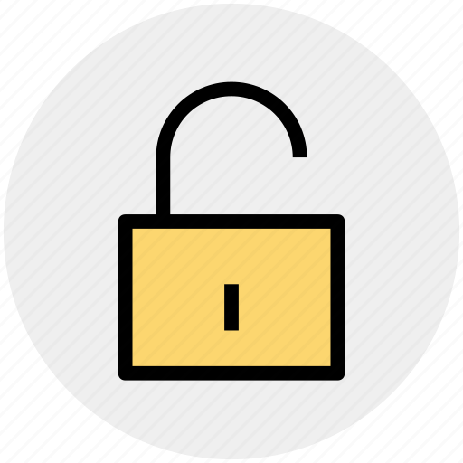 Logout, padlock, secure, security, unlock, unlocked icon - Download on Iconfinder