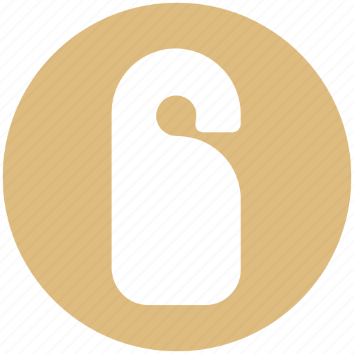 Disturb, door, hanger, not, privacy, private, sign icon - Download on Iconfinder