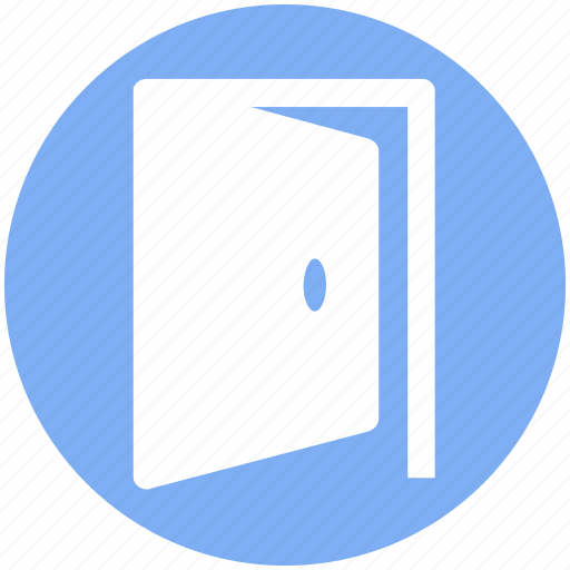 Door, enter, entrance, exit, join, open, open door icon - Download on Iconfinder