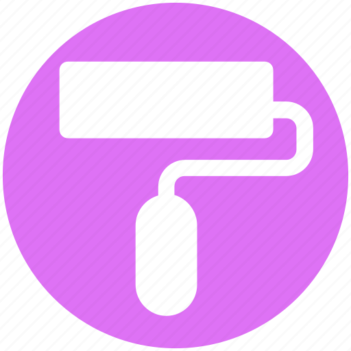 Brush, paint, paint brush, paint roller, painting, roller, roller brush icon - Download on Iconfinder