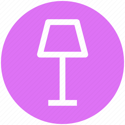 Decoration, interior, lamp, light, table, table lamp icon - Download on Iconfinder