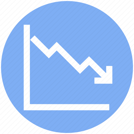 Arrow, business, chart, dashboard, down, graph, growth icon - Download on Iconfinder