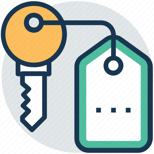 Door key, house key, key, keychain, safety icon - Download on Iconfinder