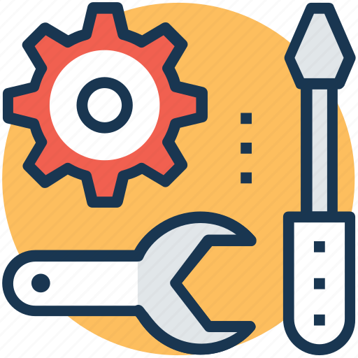Garage tools, hand tools, repair, screwdriver, spanner icon - Download on Iconfinder
