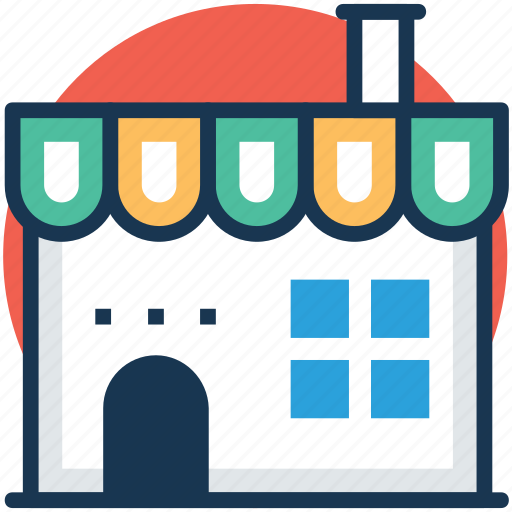 Arcade, building, commercial building, market place, restaurant icon - Download on Iconfinder