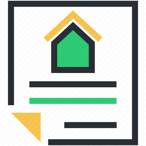 Legal documents, mortgage, mortgage loan, property papers, rental agreement icon - Download on Iconfinder