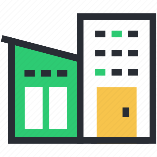 Apartments, building, city building, flats, residential flats icon - Download on Iconfinder