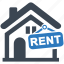 building, construction, house, property, real estate, rent home, rent sign 