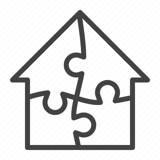 Estate, house, ownership, part, real, share icon - Download on Iconfinder