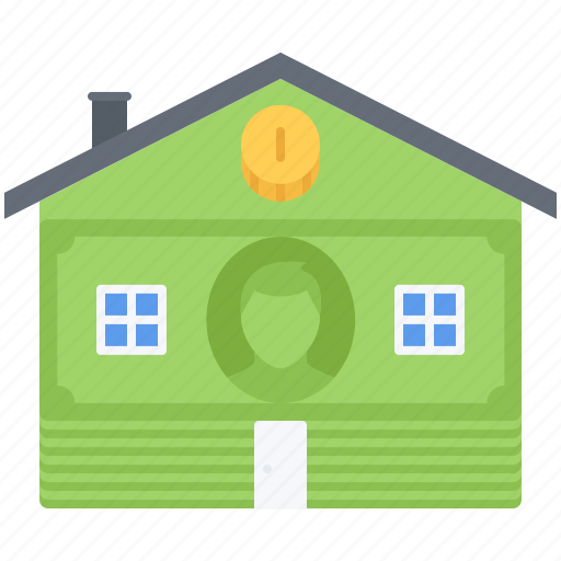 Coin, estate, house, money, price, real, realtor icon - Download on Iconfinder