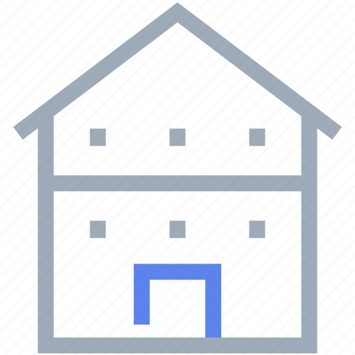 Home, house, two-story house icon - Download on Iconfinder