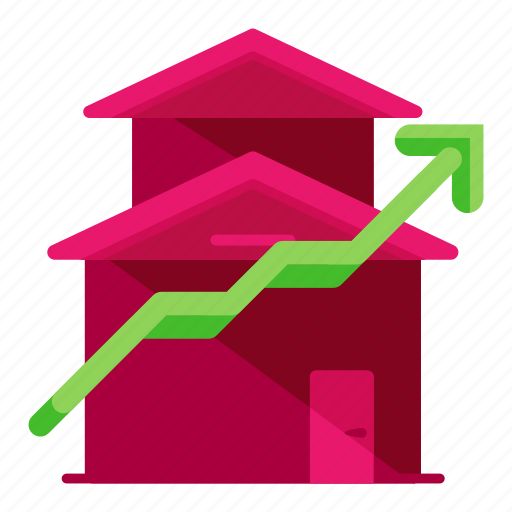 Arrow, estate, real, up icon - Download on Iconfinder