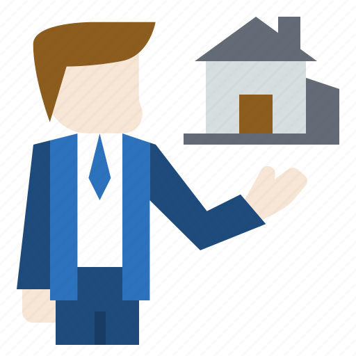 Agent, home, house, presenter, realtor, sale icon - Download on Iconfinder