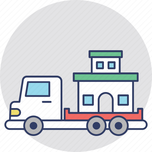 Change accommodation, house removal, movers, moving service, relocation icon - Download on Iconfinder
