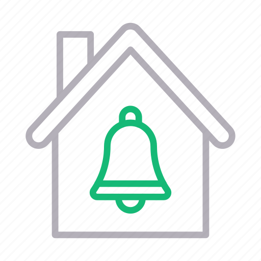 Bell, building, home, house, notification icon - Download on Iconfinder