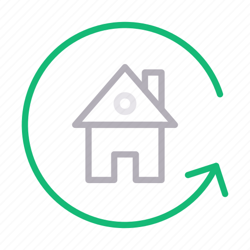 Building, home, house, realestate, reload icon - Download on Iconfinder