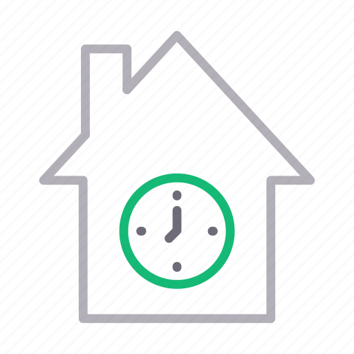 Apartment, building, home, house, time icon - Download on Iconfinder