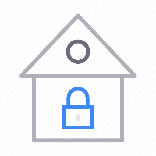 Building, home, house, lock, realestate icon - Download on Iconfinder