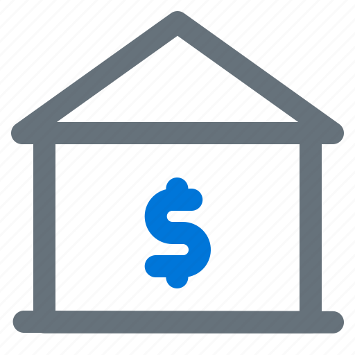 Bank, house, money, rent, sale icon - Download on Iconfinder