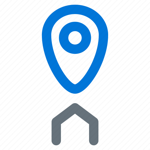 Direction, locate, location, map, pin icon - Download on Iconfinder