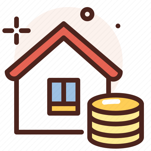 Assurance, coin, house icon - Download on Iconfinder