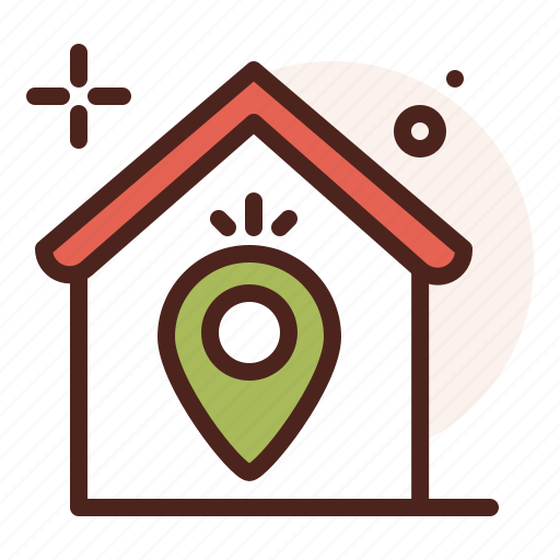 Assurance, house, location icon - Download on Iconfinder