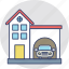 automobile, car parking, car porch, garage, house garage 