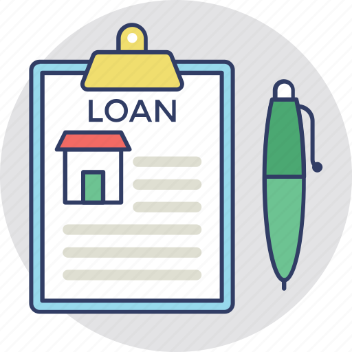 Estate contract, home loan application, mortgage papers, property agreement, property papers icon - Download on Iconfinder
