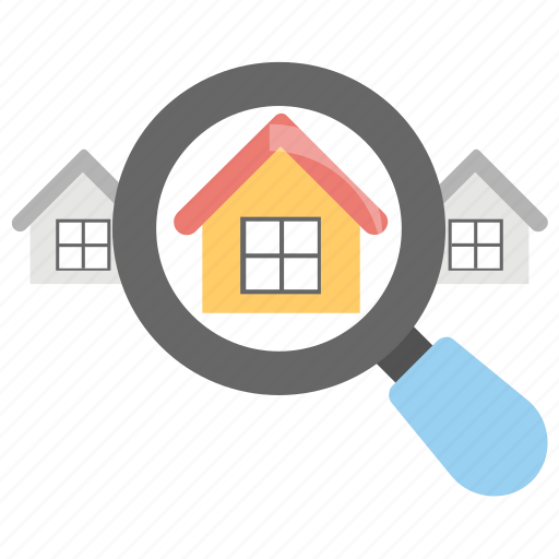 House selection, real estate search, relocation, search home, search listing icon - Download on Iconfinder