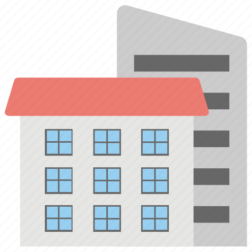 Apartments, commercial building, multi story, office block, residential building icon - Download on Iconfinder