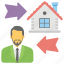 homeowner, property agent, property representative, real estate advisor, real estate agent 