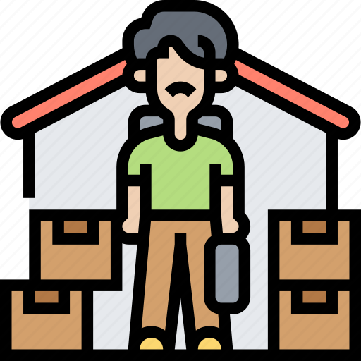 Eviction, leave, tenant, remove, legal icon - Download on Iconfinder