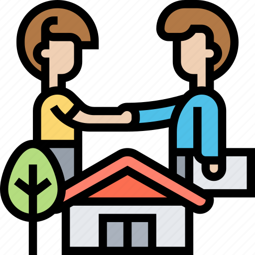 Negotiate, deal, realtor, property, rental icon - Download on Iconfinder