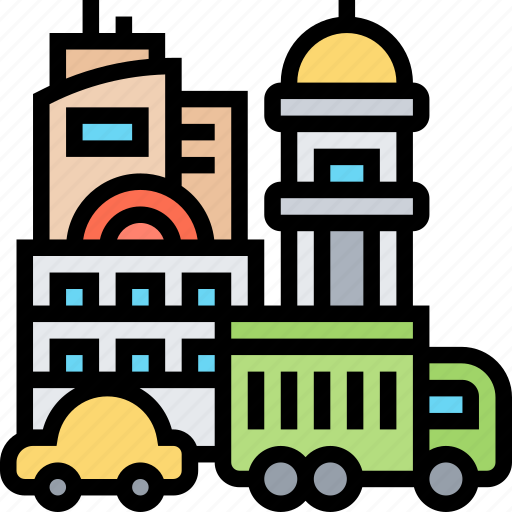 Urban, city, downtown, metropolitan, building icon - Download on Iconfinder