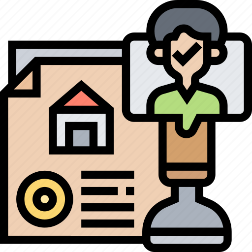 Vacate, leave, property, sell, document icon - Download on Iconfinder