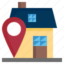 location, map, pin, buildings, real, estate