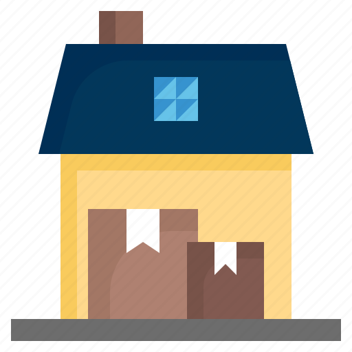 Storage, factory, stock, warehouse, e, commerce icon - Download on Iconfinder