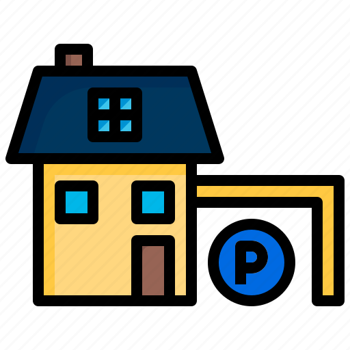 Parking, car, automobile, real, estate, buildings icon - Download on Iconfinder