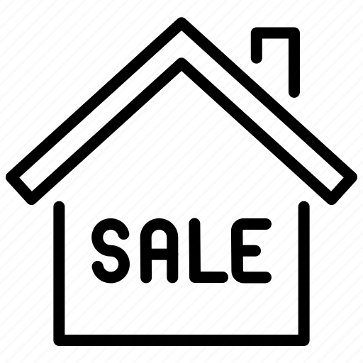 Sale, property, real estate, house, home, building icon - Download on Iconfinder