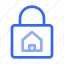 padlock, house, lock, safety, security 